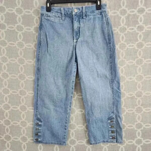 Vintage y2k NYDJ High rise Straight Jean Capri Women's 4